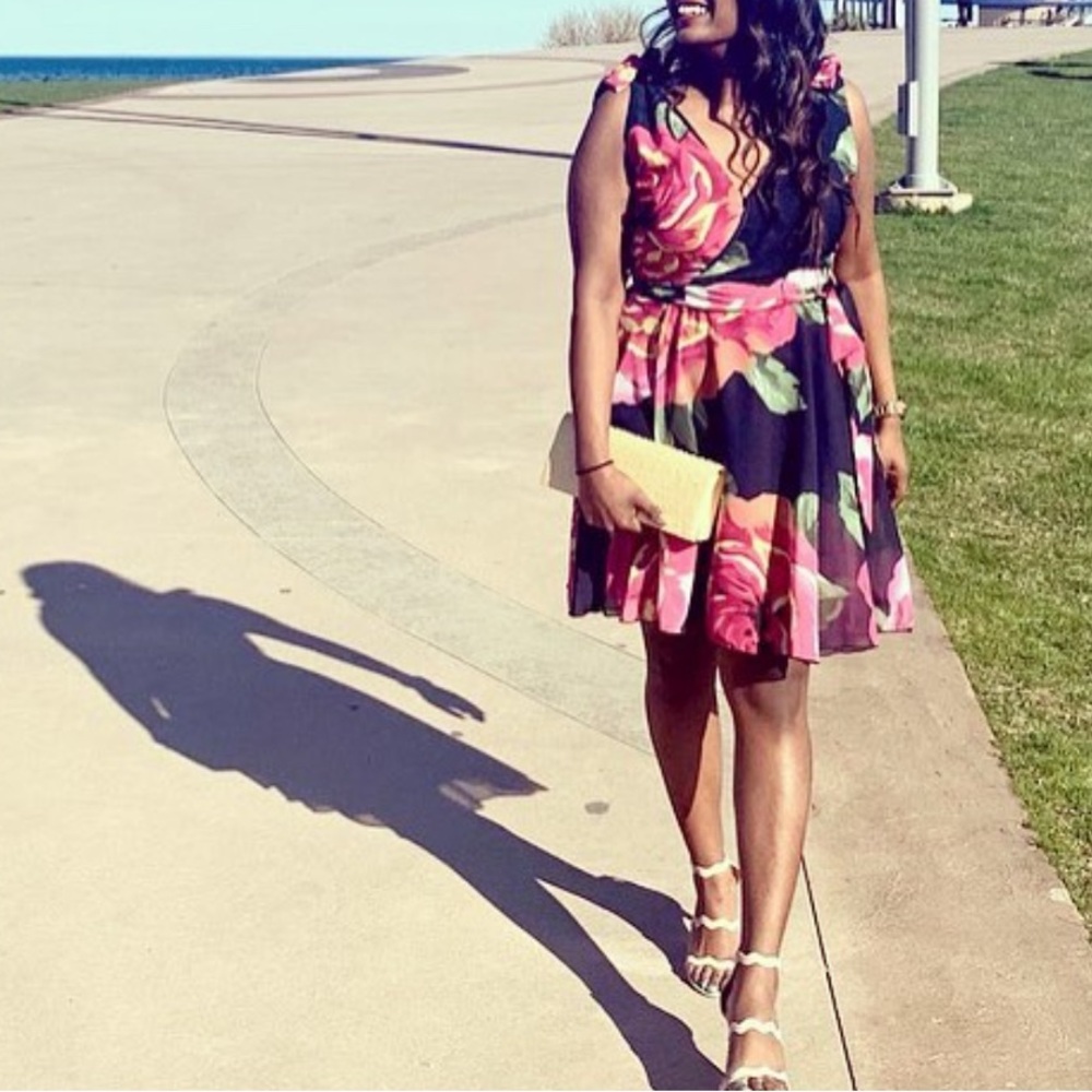 Sleeveless Fit and Flare Mini Dress